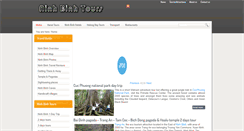 Desktop Screenshot of ninhbinhtours.com